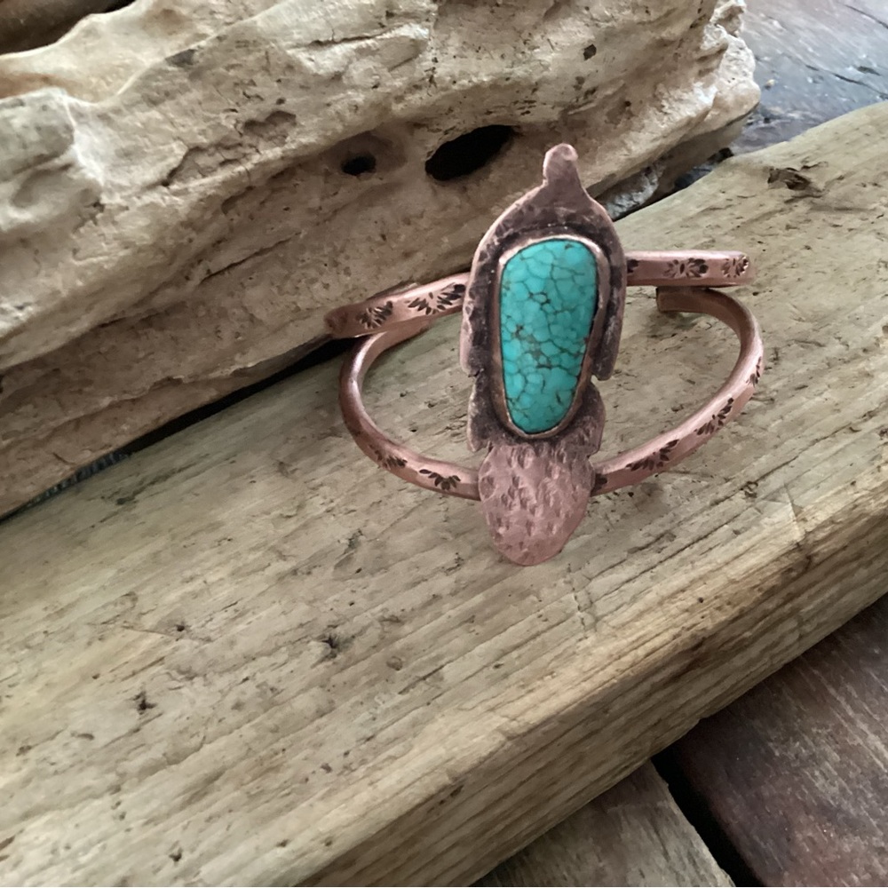 Turquoise Copper Bracelet